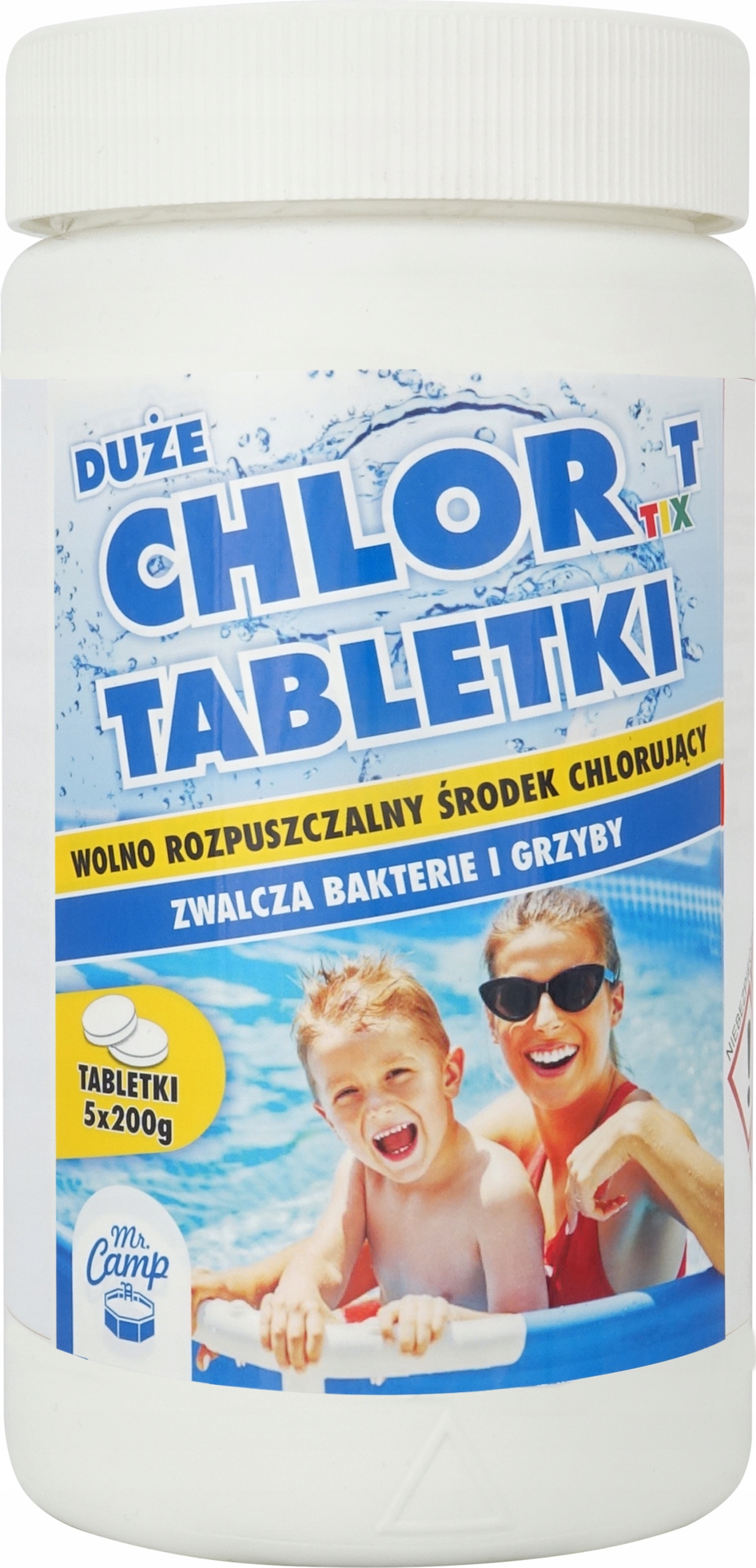 

Chlor Duże Tabletki 200G Do Dezynfekcji Basenu