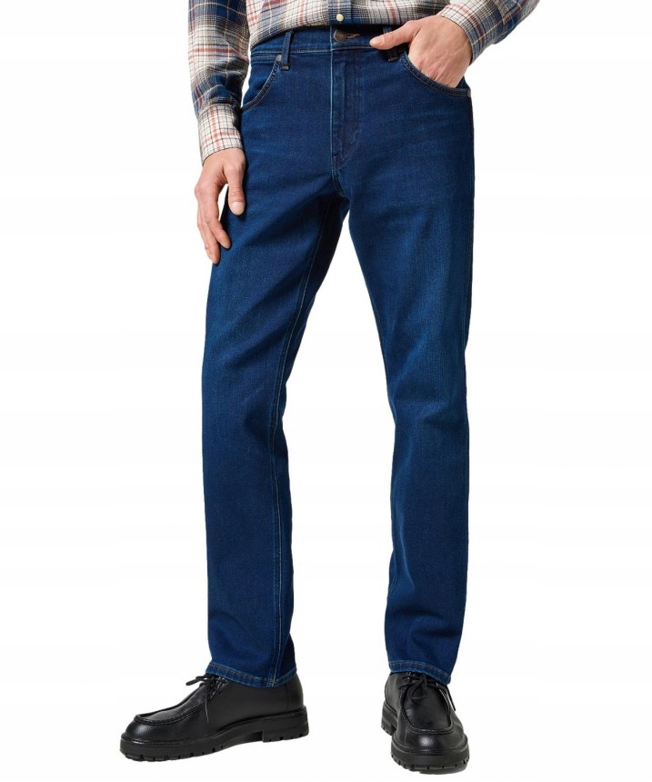 Pánské džíny Wrangler Greensboro W32 L34 Jednoduché 112357414 Sunset Rinse