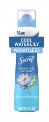 Secret Cool Waterlily Weightless 107 g. Deodorant pro ženy