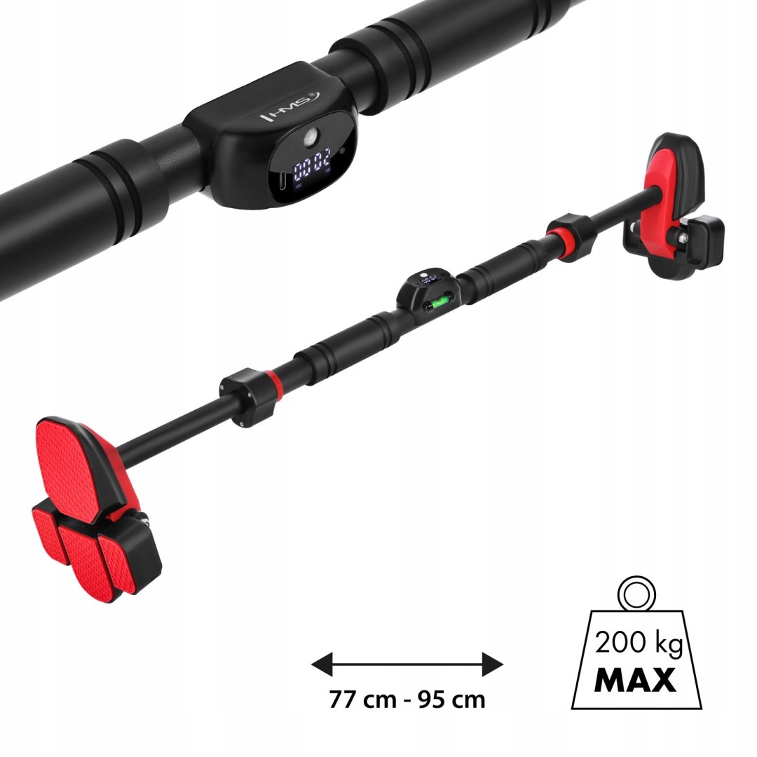Drążek Rozporowy Regulowany Do Podciągania Z Poczwórnym Wsparciem Licznik