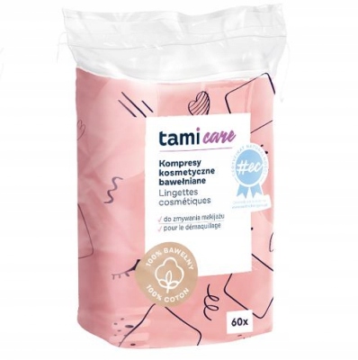 

Tami Care Kompresy płatki kosmetyczne 60 sztuk