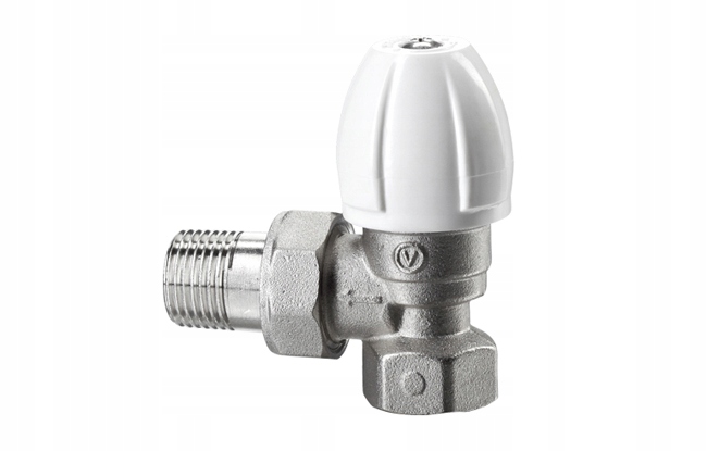 ZAWÓR GRZEJNIKOWY KĄTOWY 1/2 VALVEX