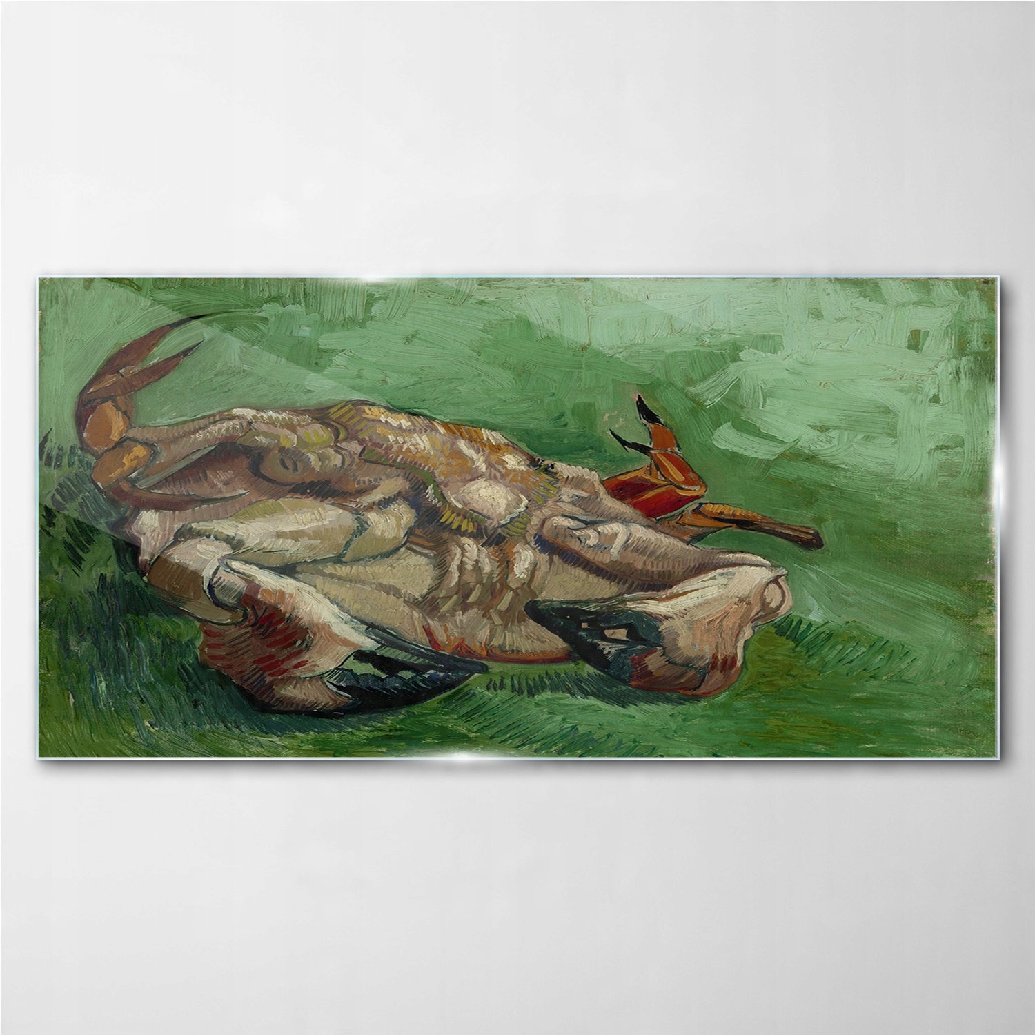 

Obraz szklany Krab on jego back Van Gogh 140x70 cm