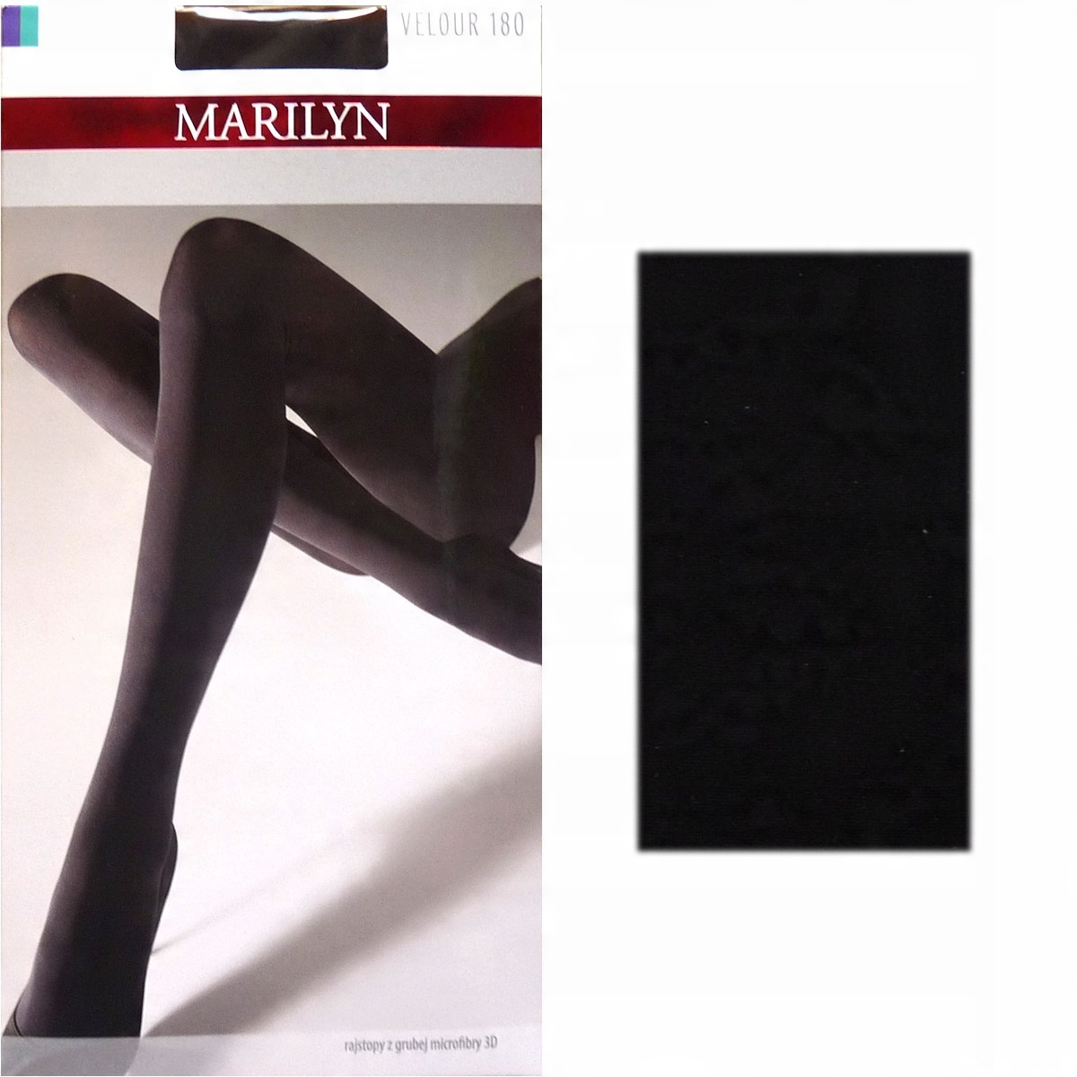 

Marilyn Velour 180 R5 modne rajstopy micro nero