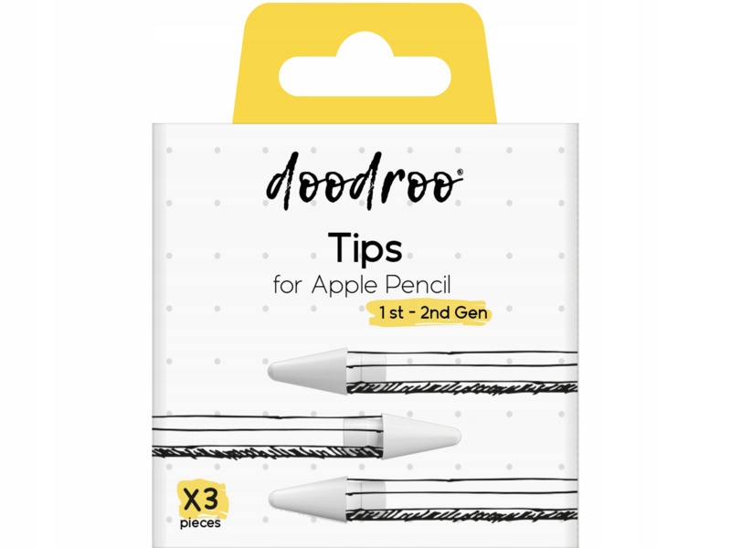 Końcówki do rysika Doodroo do Apple Pencil (3 szt.)