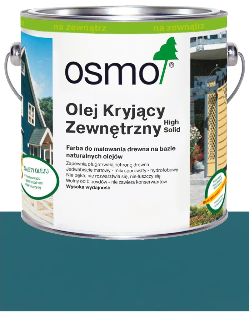 Osmo Vonkajší krycí olej na fasády okien a nábytku 2501 Modrý 2,5L