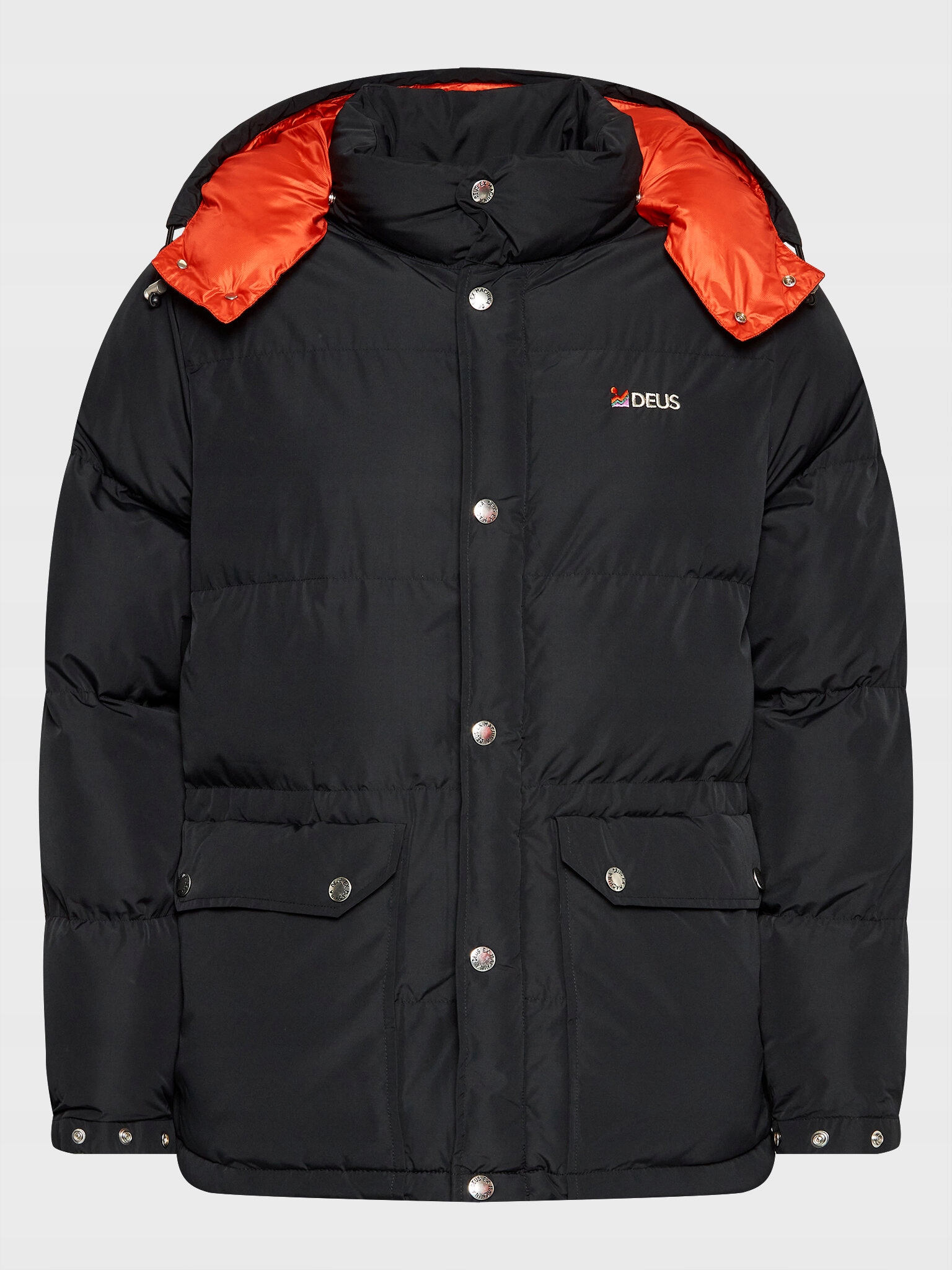 Deus Ex Machina Kurtka puchowa Summit DMF226317 Czarny Regular Fit