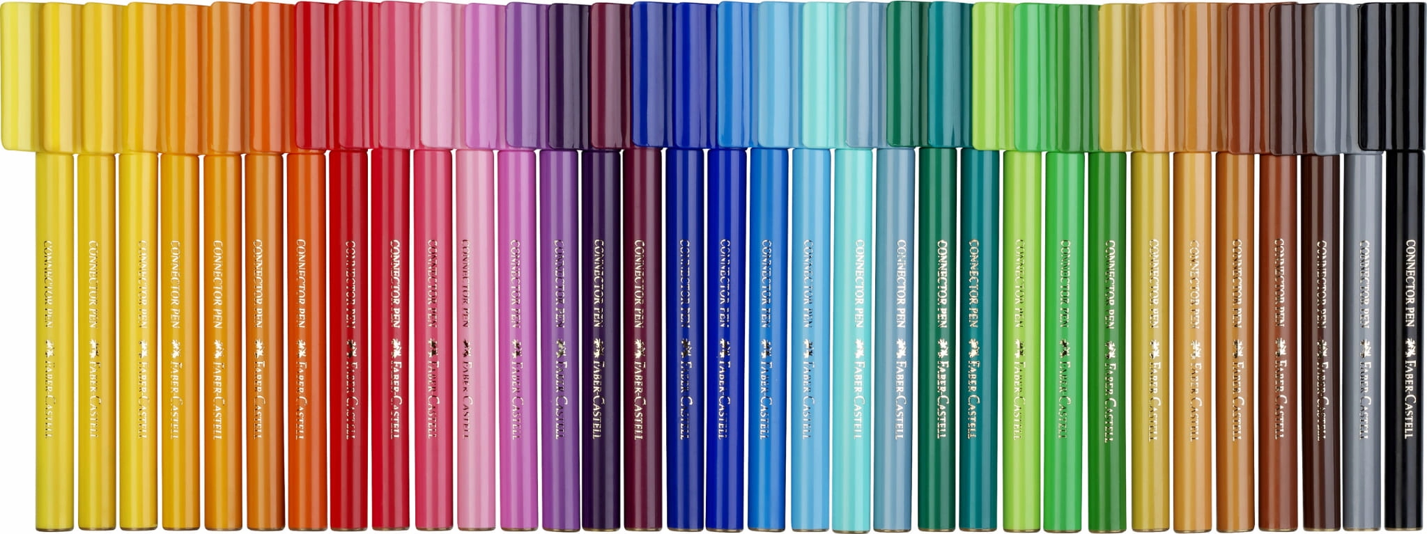 FABER-CASTELL Flamastry pisaki Connector JEDNOROŻEC markery mazaki ZESTAW Stan opakowania oryginalne