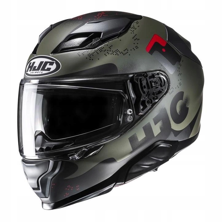 Motocyklová prilba Hjc F71 Faco Green/black zelená čierna Darčeky