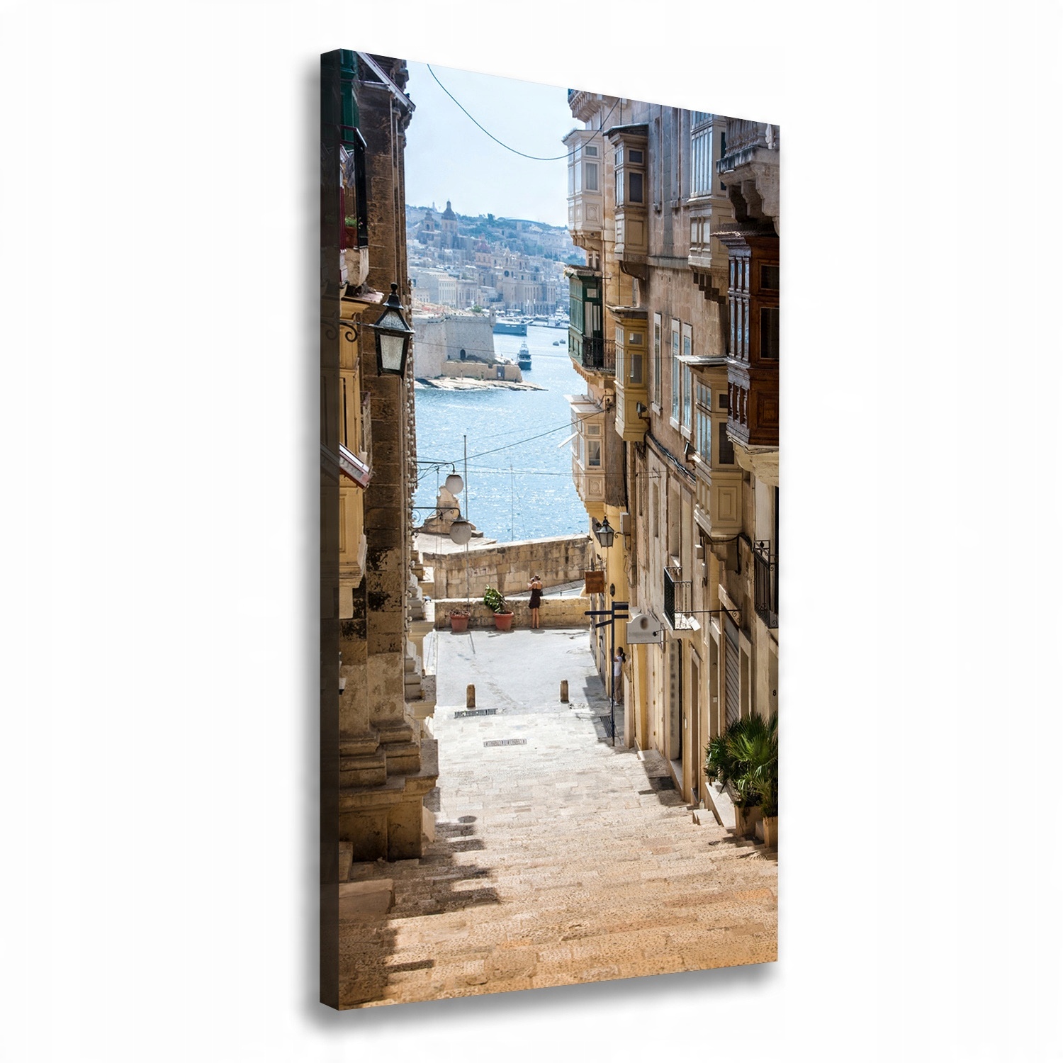 

Foto obraz na płótnie Uliczki na Malcie 70x140 cm