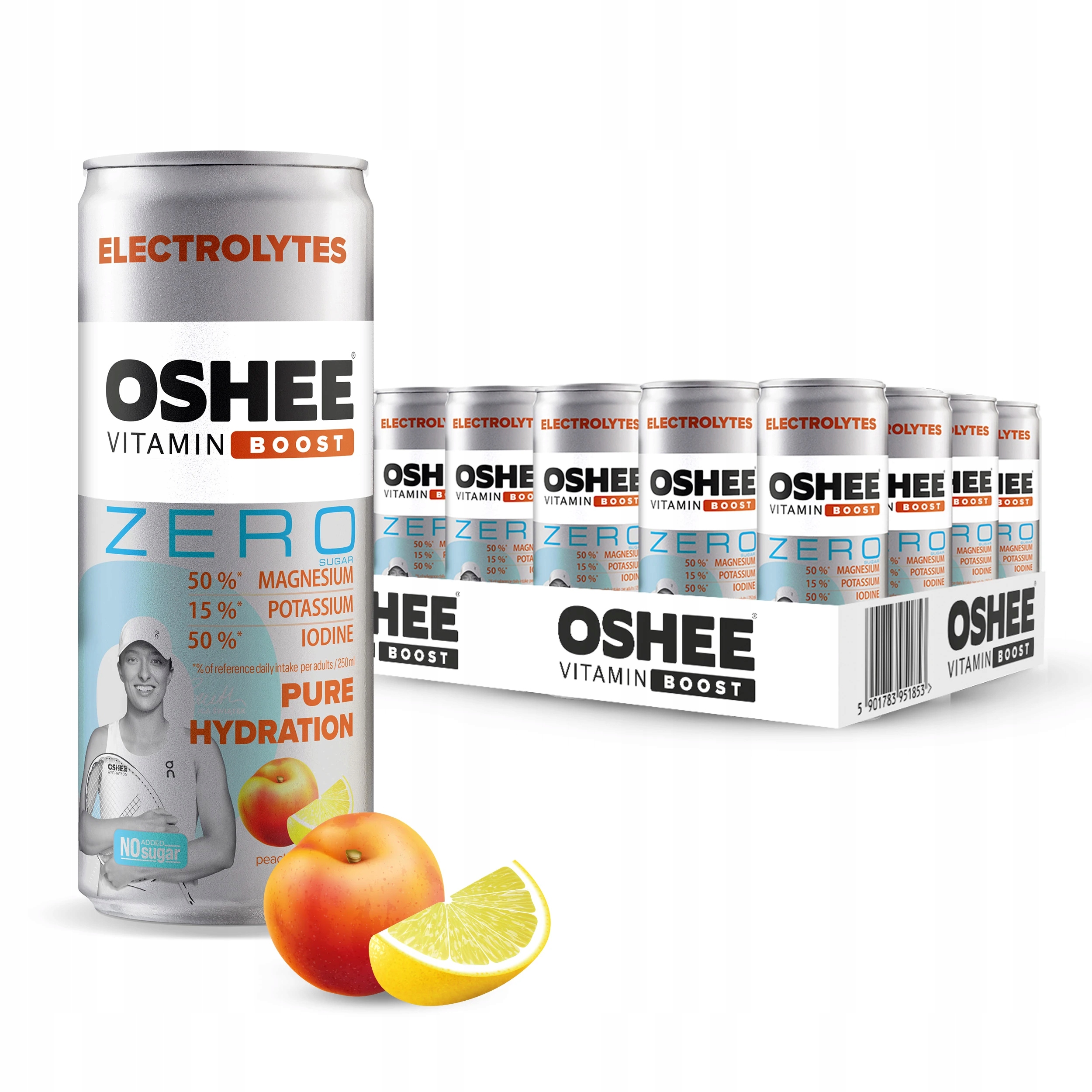 Oshee Vitamin Boost Zero Elektrolity 250 ml x 24 szt