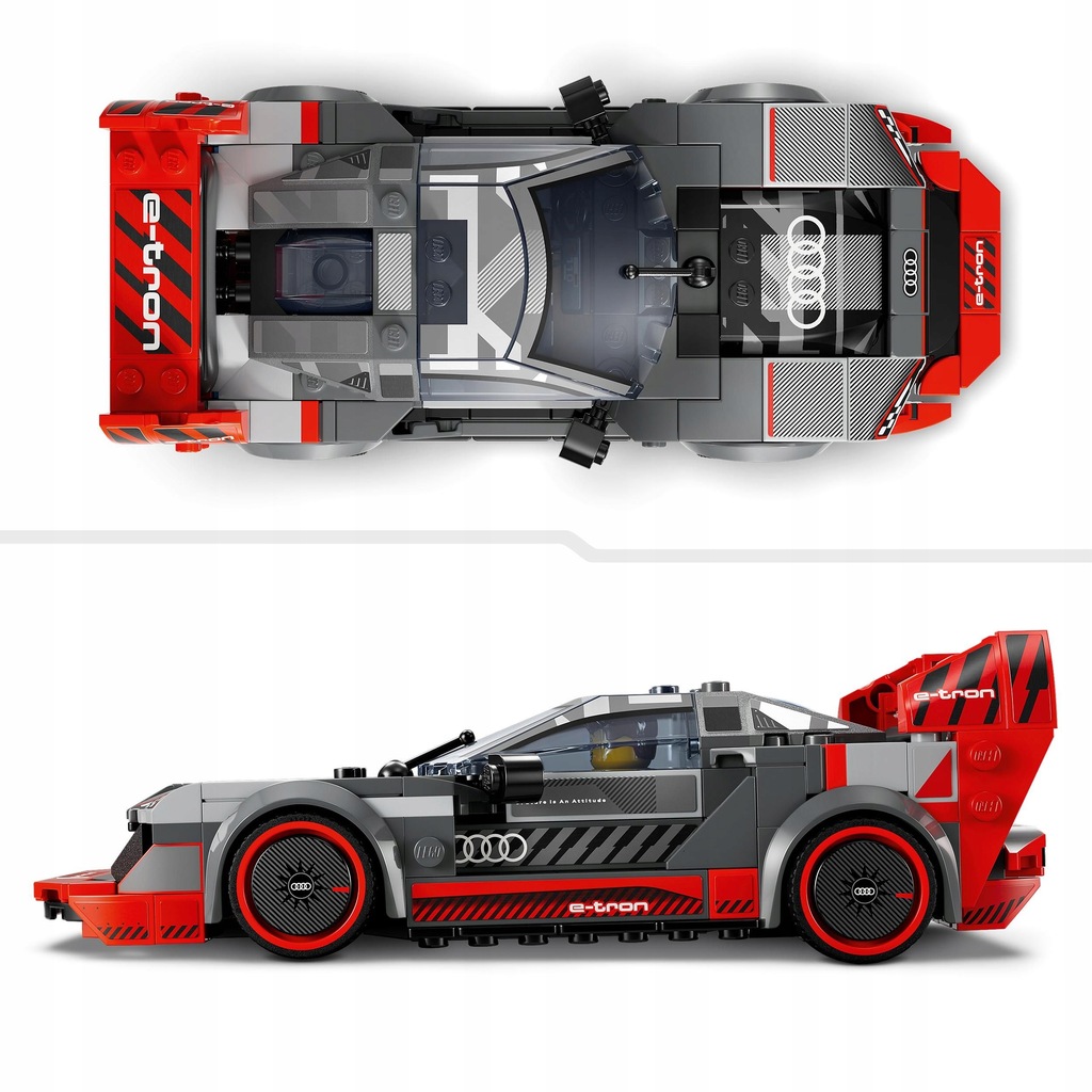 LEGO SPEED CHAMPIONS 76921 WYŚCIGOWE AUDI S1 E-TRON QUATTRO Płeć unisex