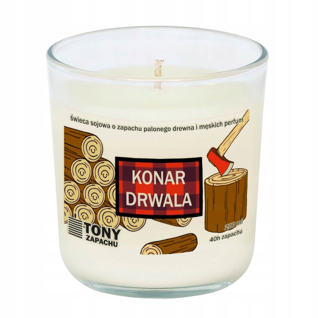 Přírodní Sójová Vonná Svíčka Konar Drwala Ve Sklenici Jako Dárek K Dárek