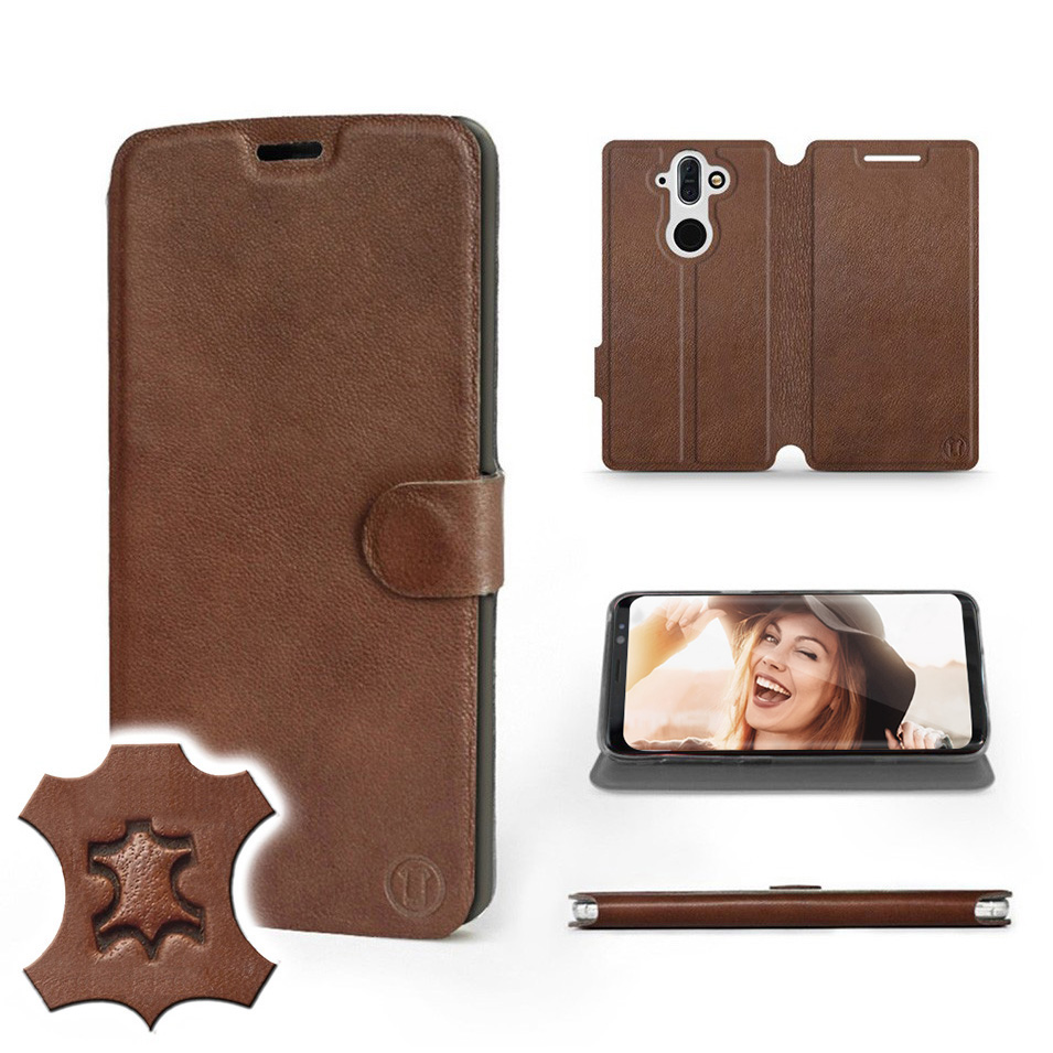 

Etui Mobiwear do Nokia 8 Sirocco - Brown Leather