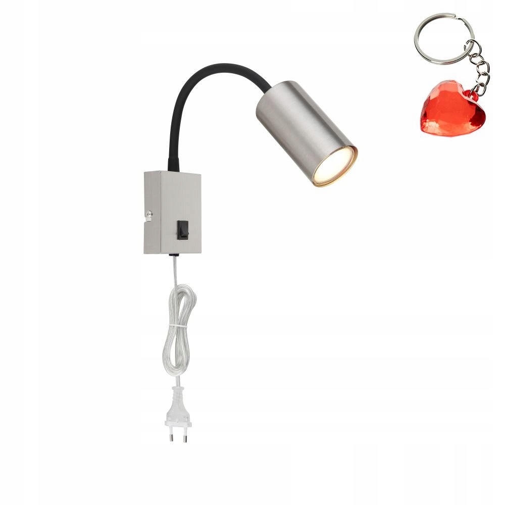 Nástěnné svítidlo s vypínačem do ložnice GU10 25W flex Robby 57911W Globo Dárek