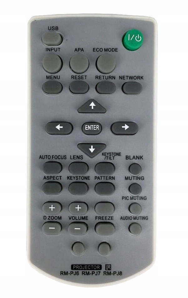 PILOT DO PROJEKTORA SONY VPL-EX7 VPL-ES1 VPL-ES2 Model RM-PJ6