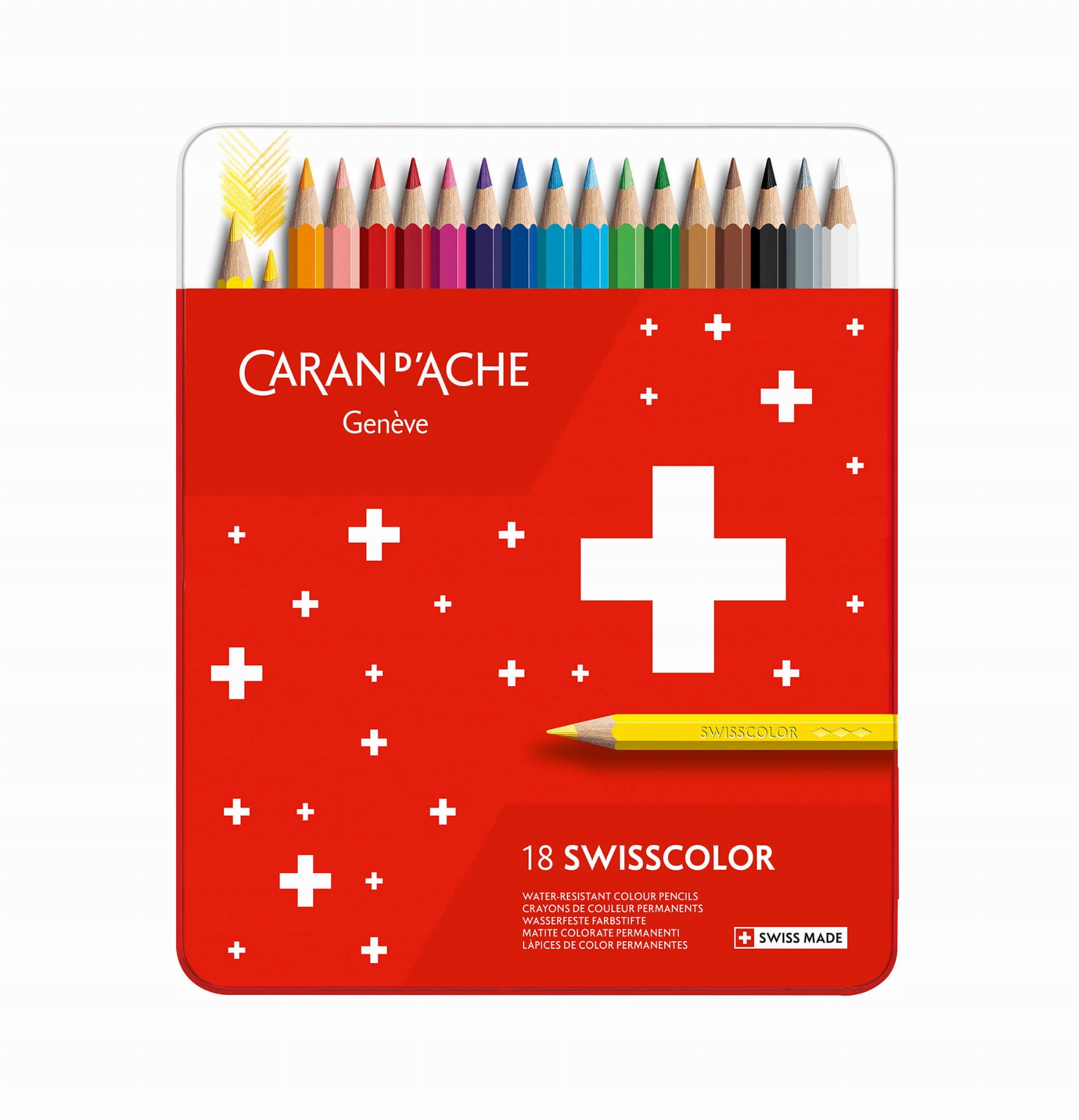Pastelky Caran d'Ache Swisscolor 18 barev