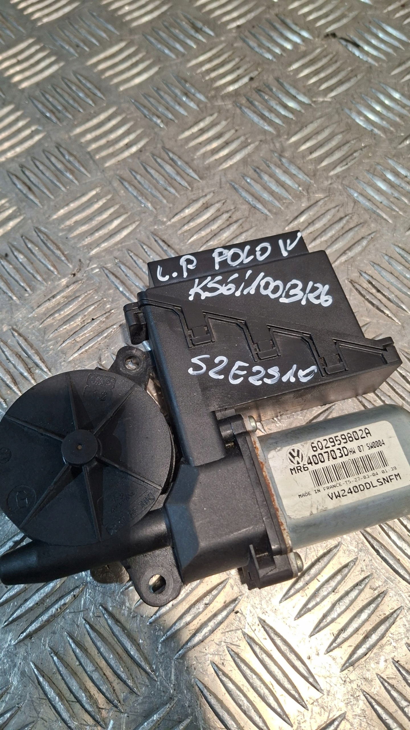 mini motor windows left front VW POLO IV