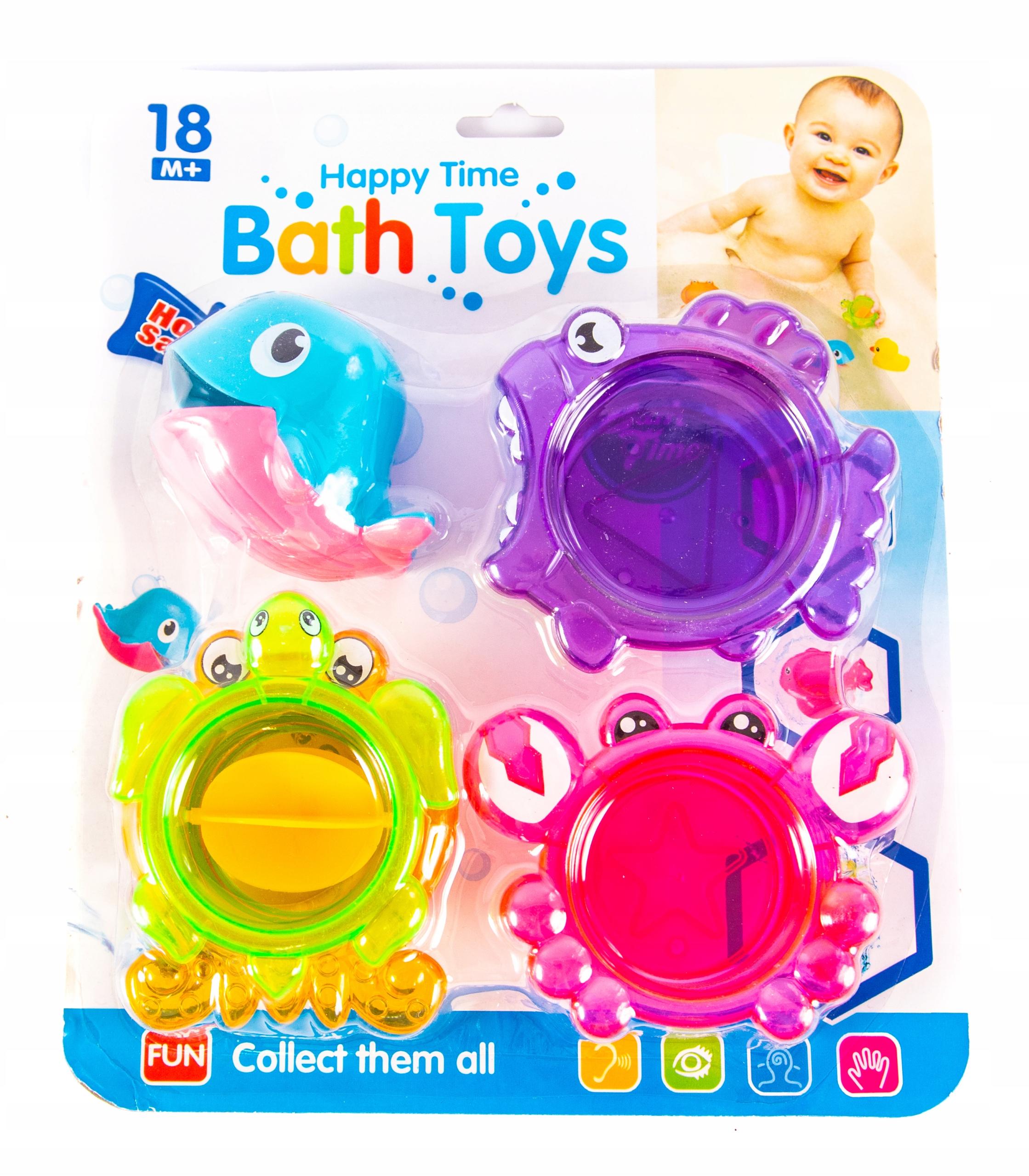 ZABAWKI DO KĄPIELI KUBECZKI PRZELEWOWE DO WANNY