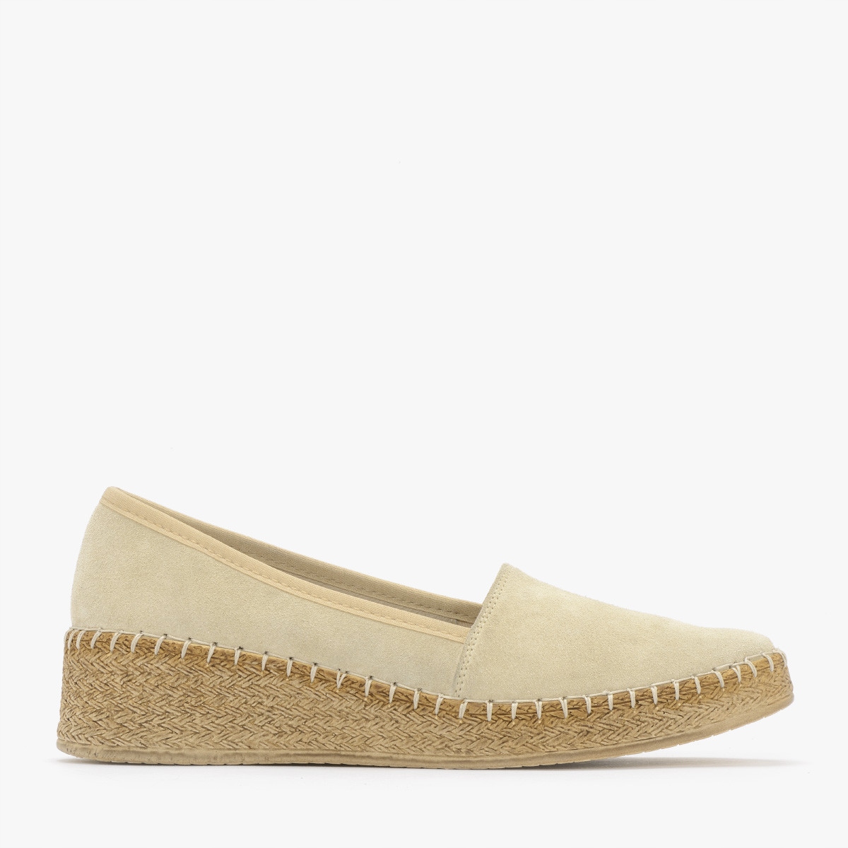 

Ryłko szare skórzane espadryle damskie 38