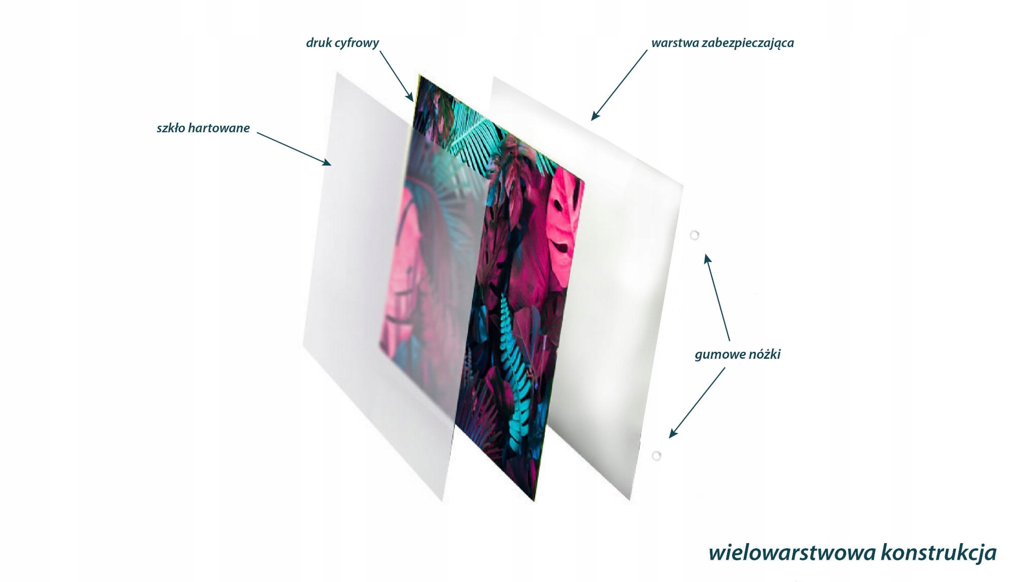 SZKLANA PODSTAWKA POD ZNICZE 60x30cm Rudy mur 193d Stan opakowania oryginalne