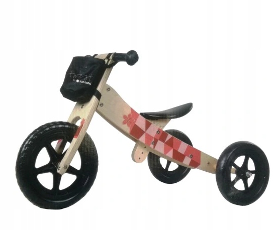 Drewniany Rowerek Biegowy Rower 2w1 Twist Sun Baby