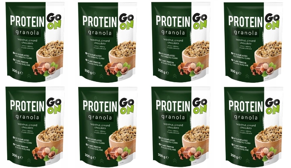 Levně 8 x 300 g Sante Go On Granola proteinová s čokoládou a ořechy Karton