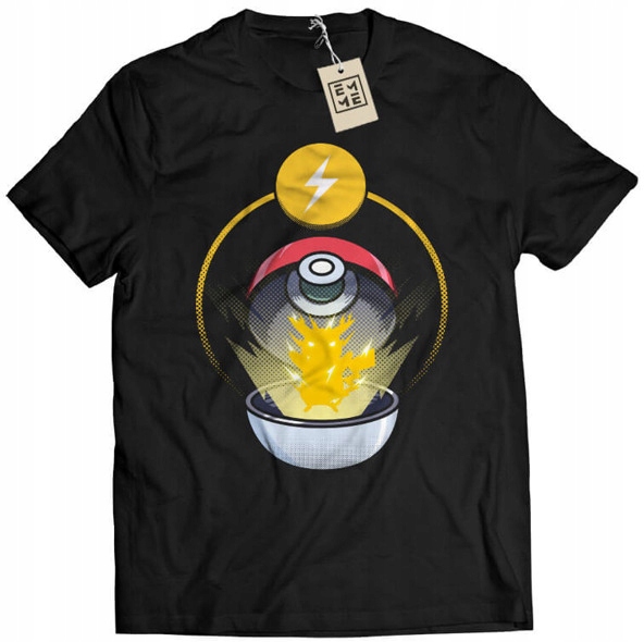 

Koszulka Pikachu Pokemon Electricity czarna 2XL