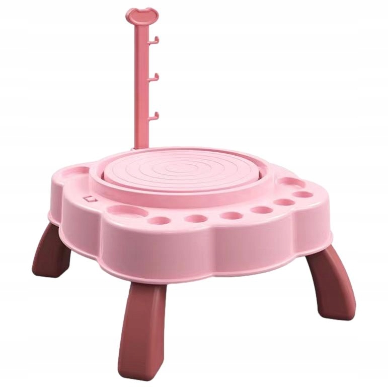 KOŁO GARNCARSKIE ZESTAW Z GLINĄ FARBAMI MASZYNA DO CERAMIKI NA PREZENT Marka inna