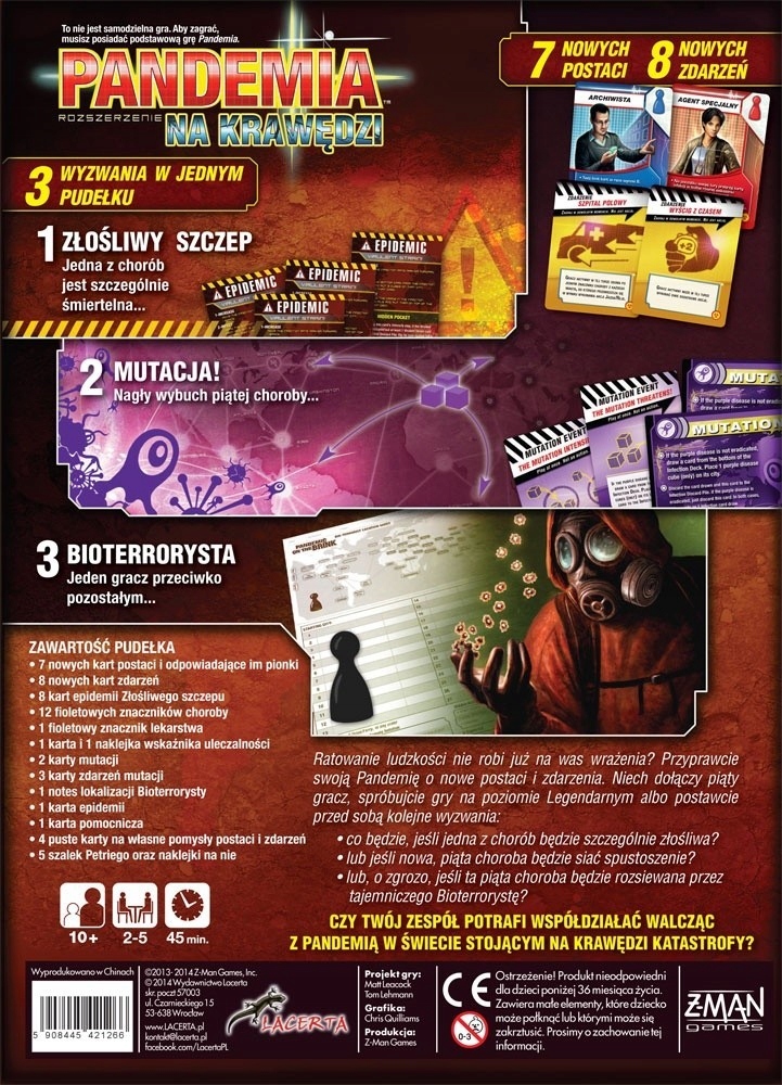 Pandemia - Na krawędzi Typ Dodatek