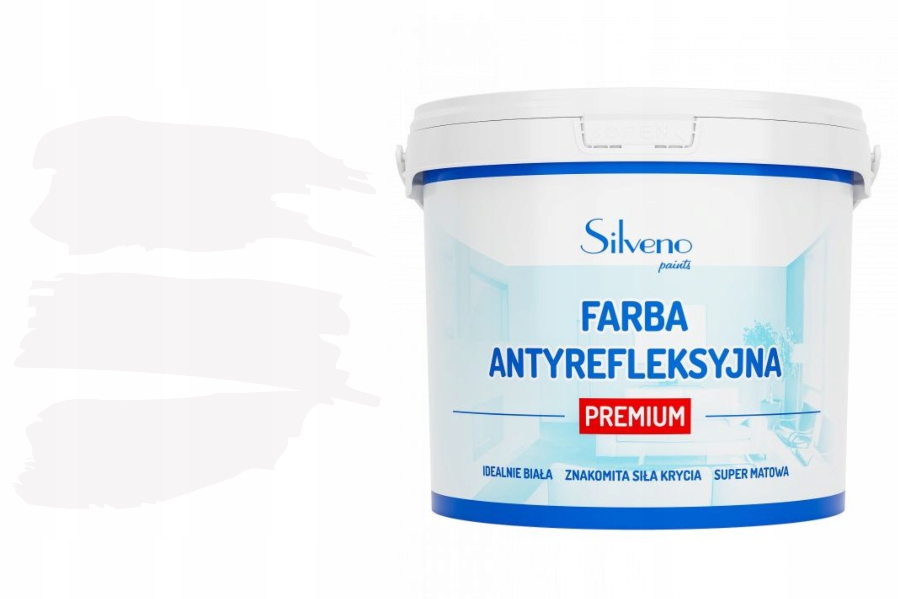Antireflexná farba Premium hlboká ma10L Silveno