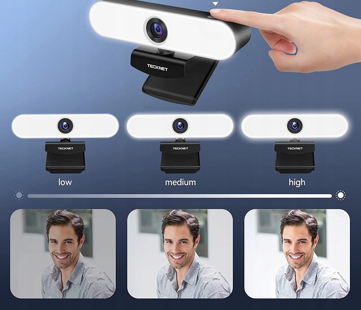 KAMERA INTERNETOWA TECKNET WEBCAM 1080P FULL HD Model TECKNET