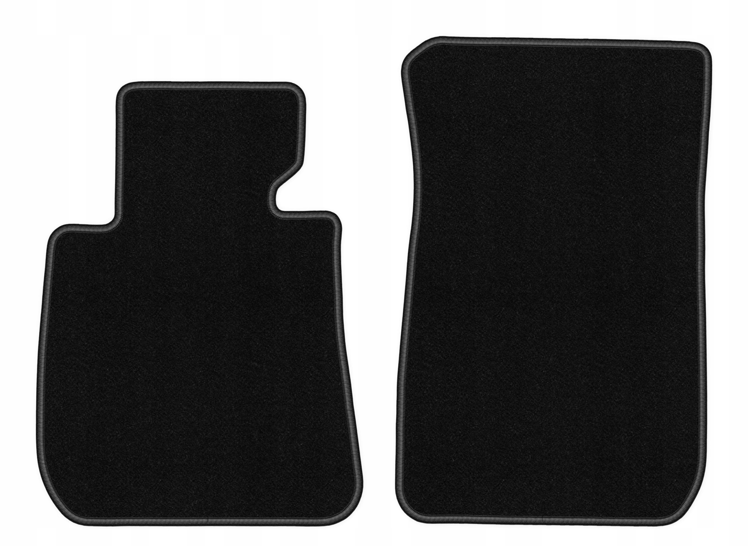 Dywaniki welurowe do Bmw 3 E90 2004-2011 przód Basic czarne 2 szt.