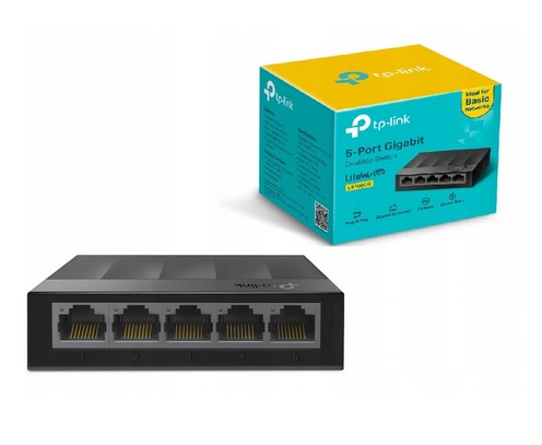 Energooszczędny switch TP-Link LS1005G 5x1GBit 1GBb