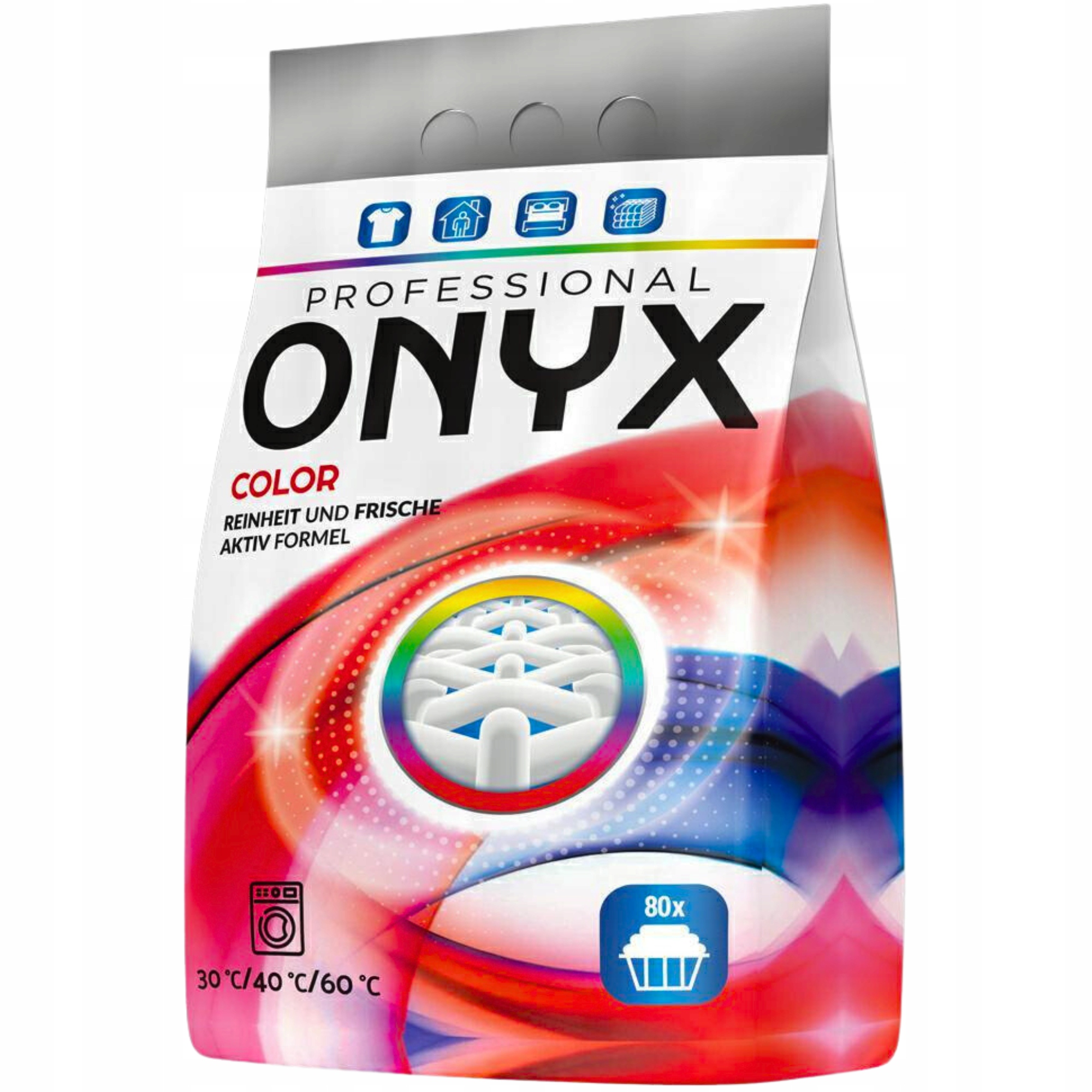 Levně 2x Onyx Professional Color prášek na praní barevných tkanin4,8 kg (80 praní)