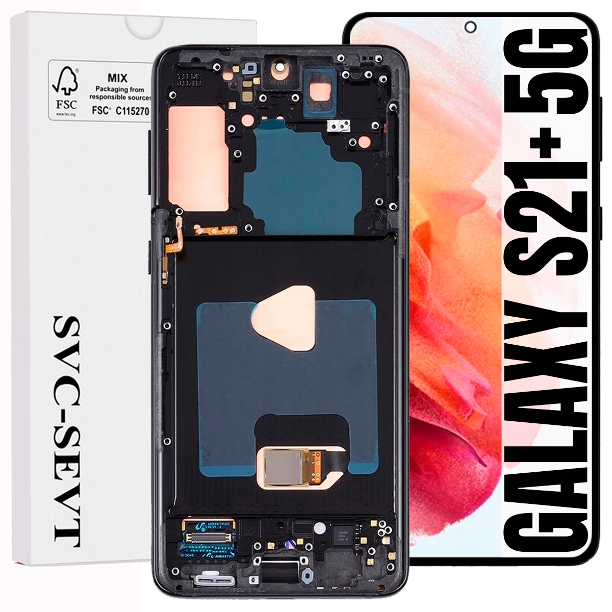 Displej Pro Samsung Galaxy S21 Plus G996 Originální LCD Displej Rámeček