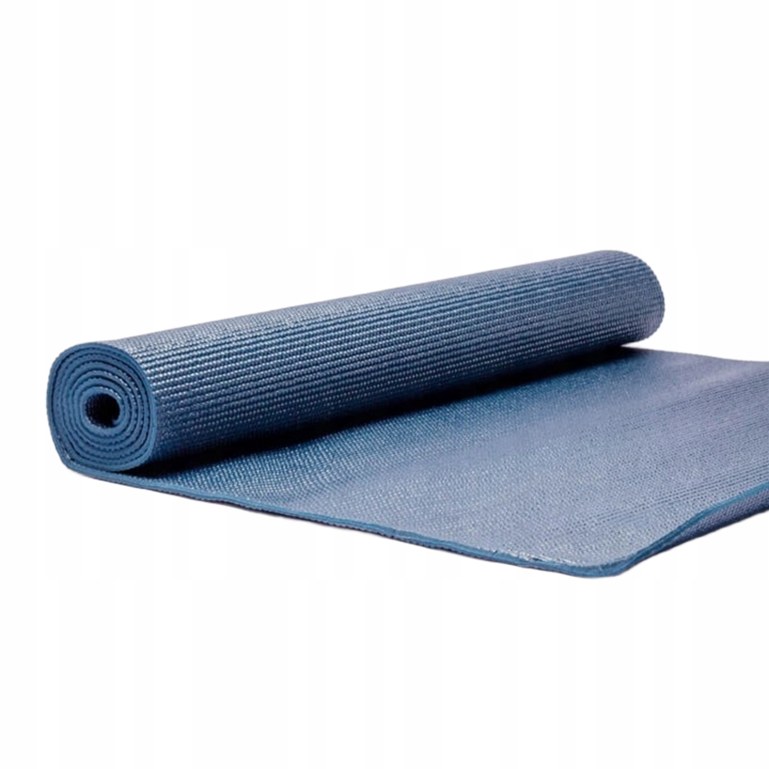 Mata do ćwiczeń jogi pilatesu 5 mm Yogi Yogini indygo komfortowa wytrzymała