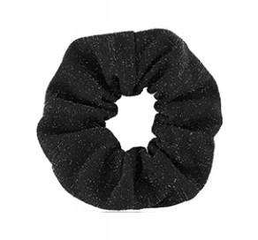 

Gumka do włosów duża Scrunchie Czarna