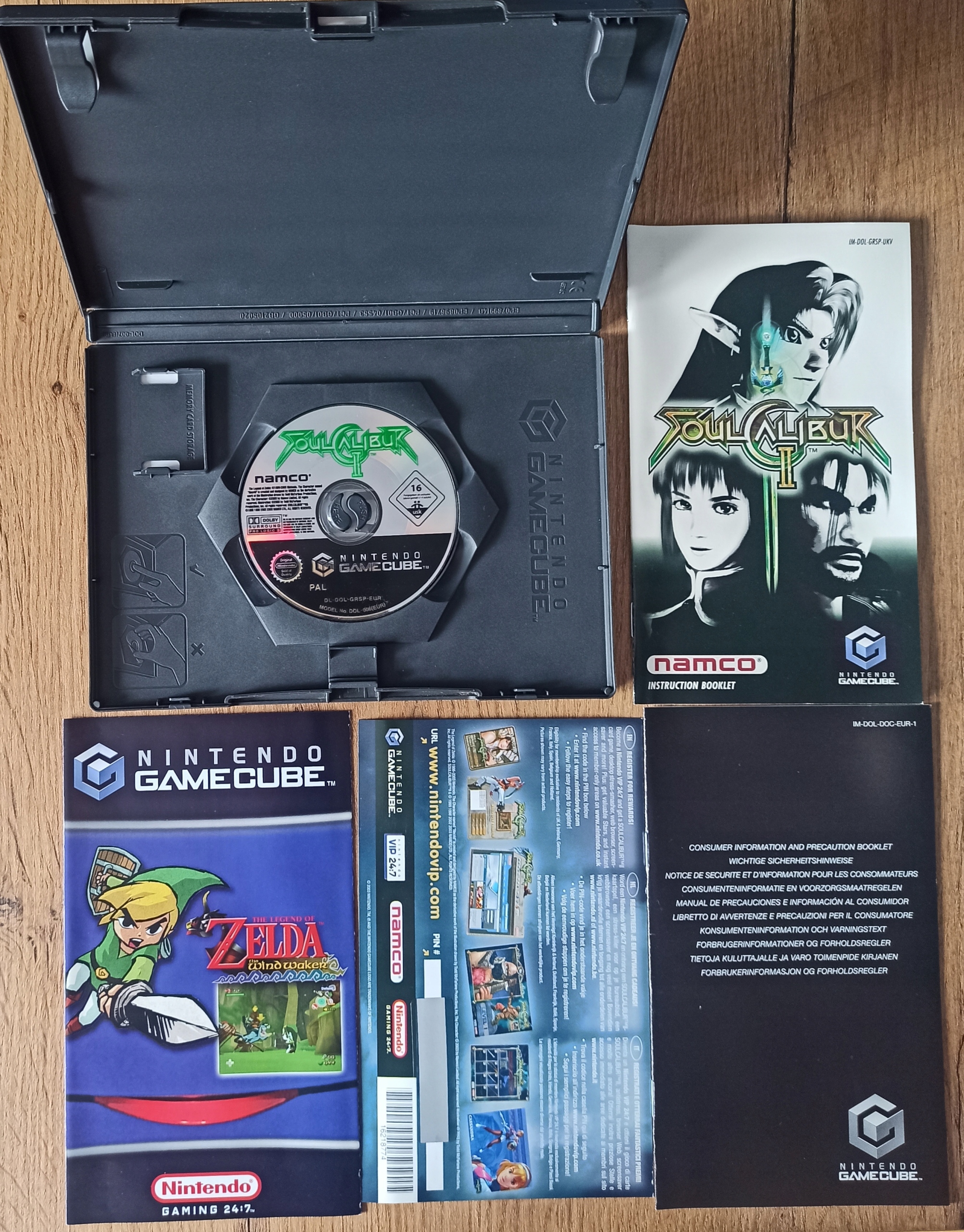 SoulCalibur II Soul Calibur 2 3xA Wydanie Premierowe PAL Nintendo GameCube EAN (GTIN) 045496391300