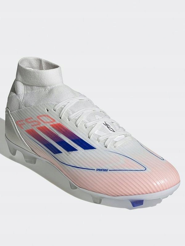 Adidas Bílé Fotbalová Obuv S Logem (43 1/3)