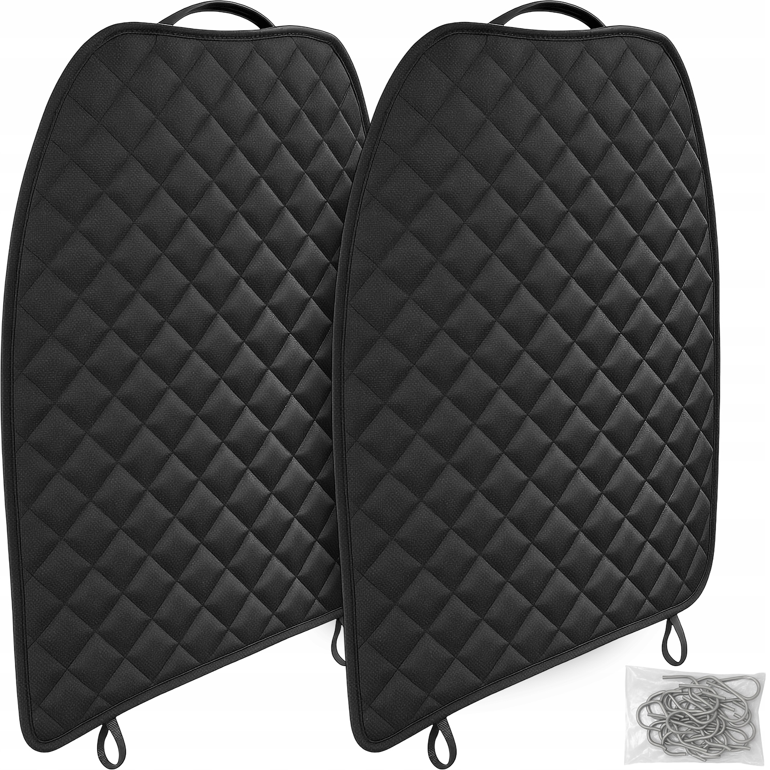 2x Osłona Na Tył Fotela Pikowana Ochraniacz Tyłu Osłona Mata Ochronna