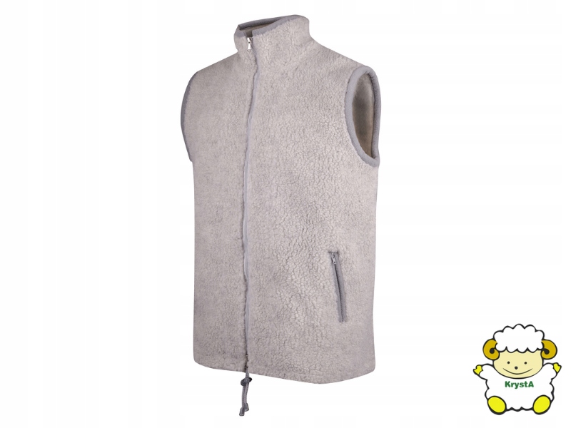 

Krysta Bezrękawnik, kamizelka wełniana oversize