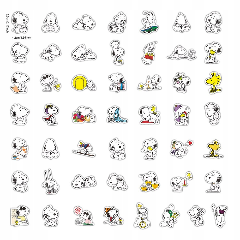 

Naklejki Wodoodporne Snoopy 30 szt