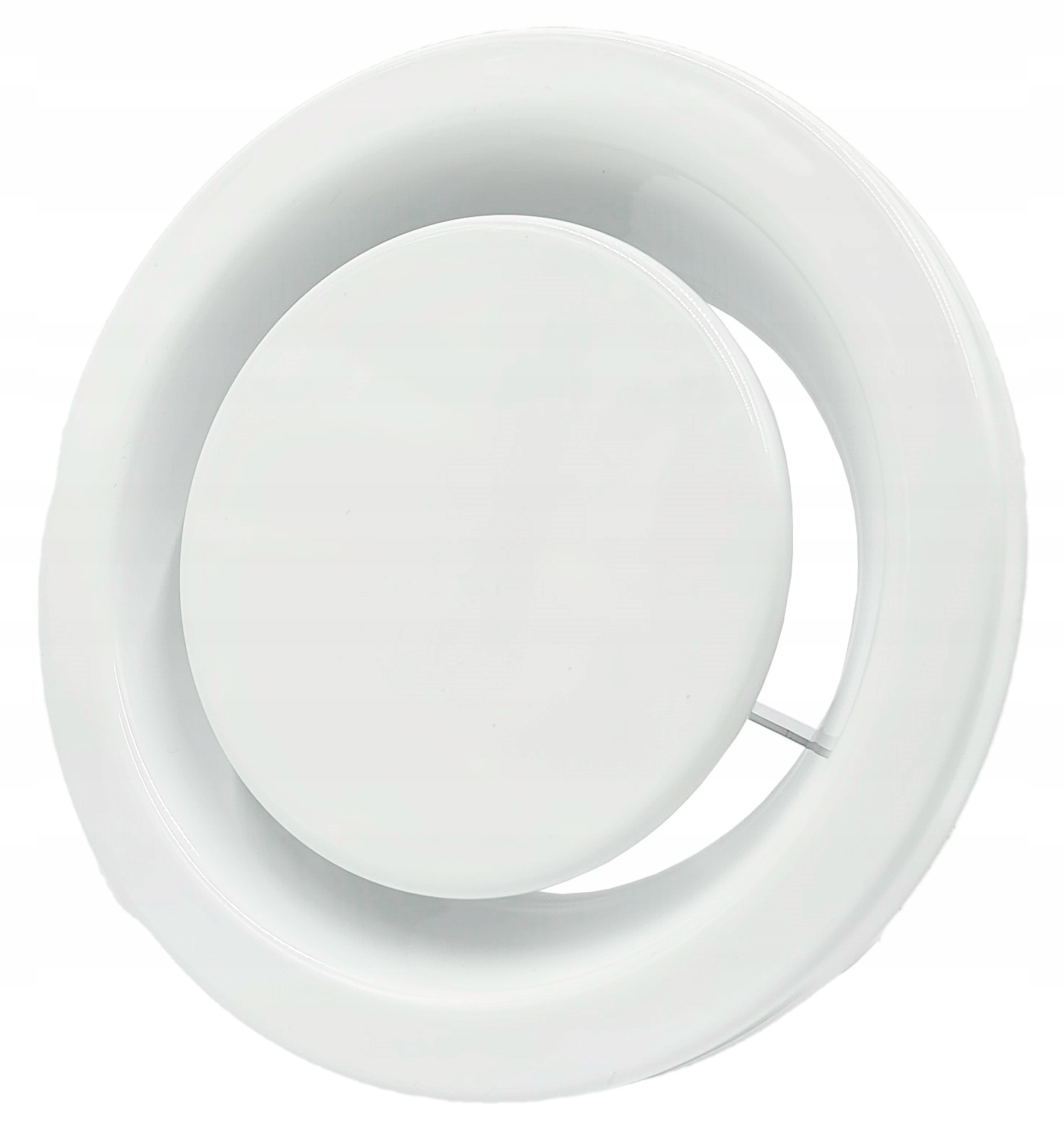 ANEMOSTAT WYWIEWNY BIAŁY 100mm METALOWY RAMKA MONTAŻOWA + OPASKA Kod producenta EVF-100