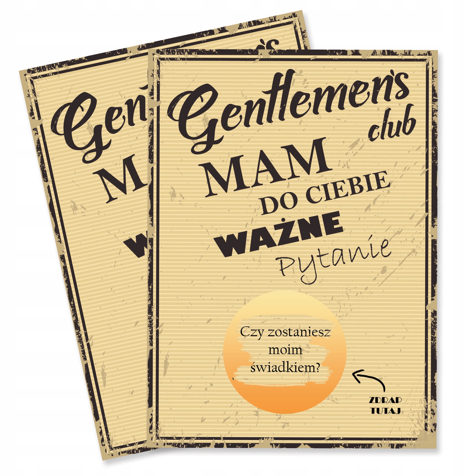 ZDRAPKA KUPON CZY ZOSTANIESZ MOIM ŚWIADKIEM Y7