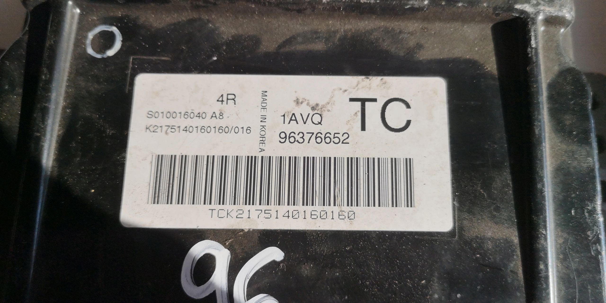 computer ECU CHEVROLET 96376652 original