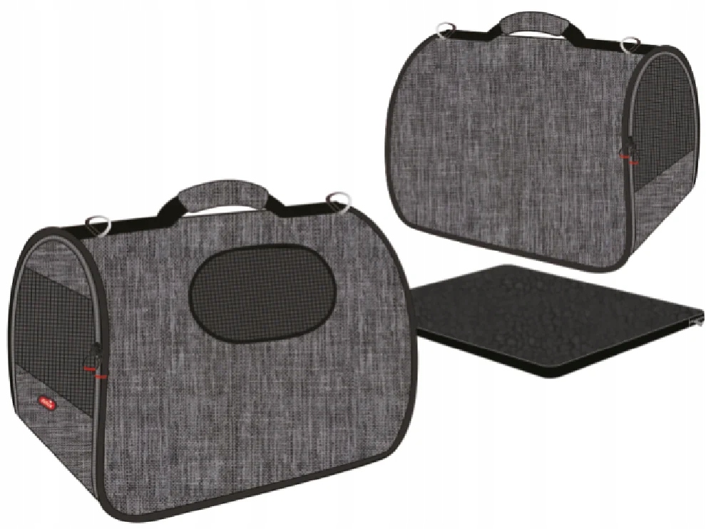 Zolux Torba transportowa dla psa na ramię Nomad L szara transporter