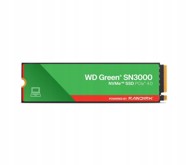 Dysk Ssd Wd Green SN3000 1TB PCIe Gen4 x4 NVMe