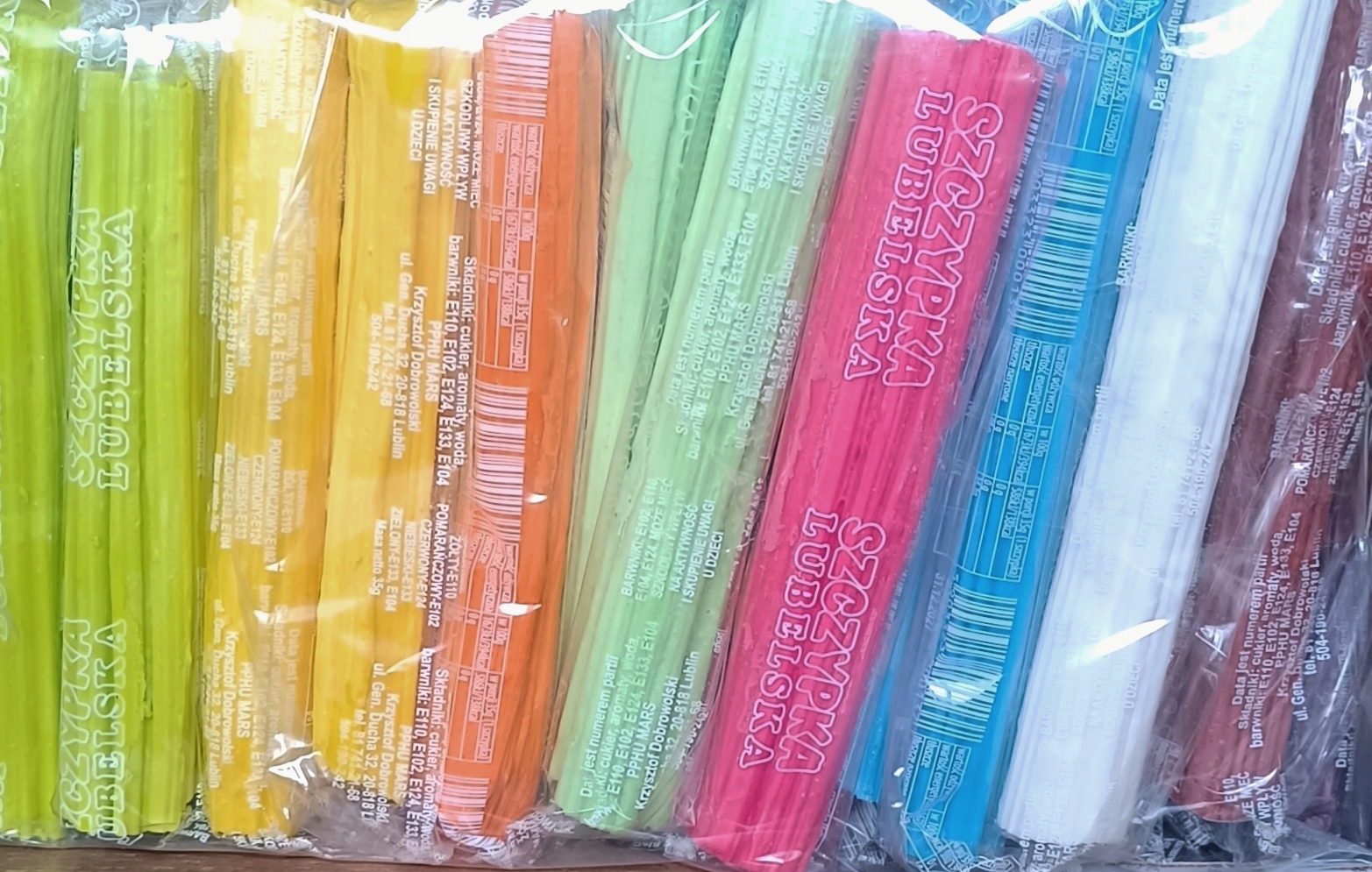 Szczypka lubelska lizak cukierek mix smaków