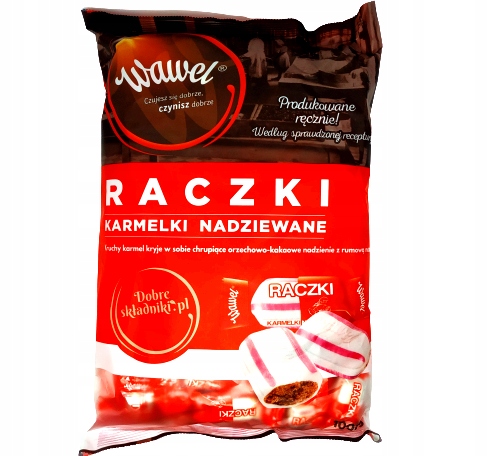 WAWEL RACZKI KARMELKI NADZIEWANE 1kg DATA: 2024.07